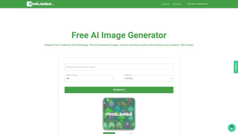 PixalSaga: Free AI Image Generator for Stunning Visual Creativity