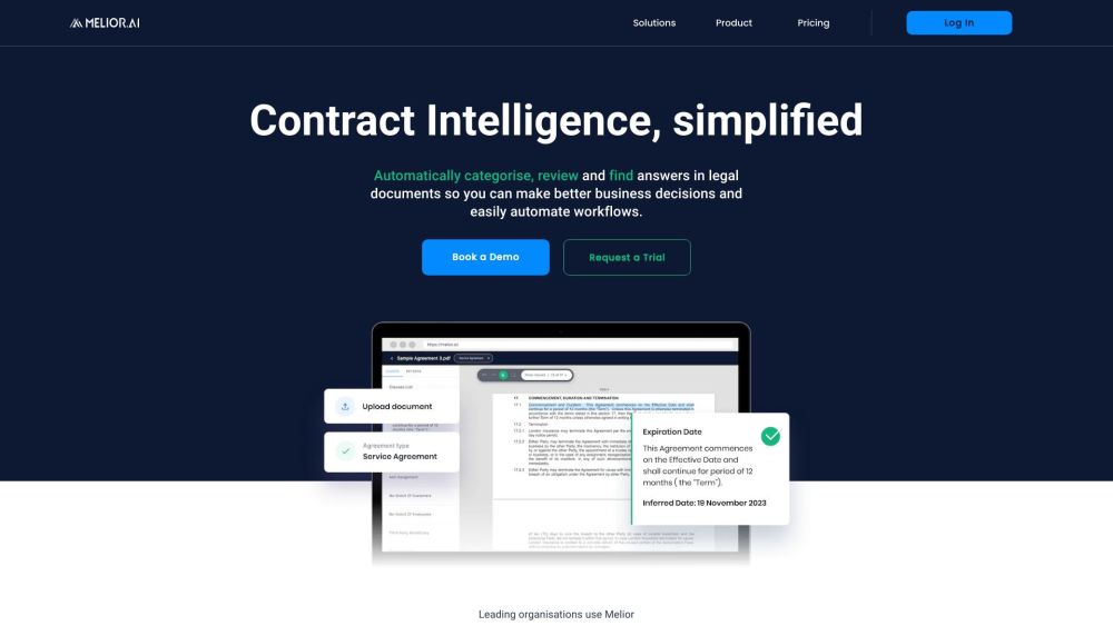 Melior AI: Cross-Language Search, Document Processing, Workflow Automation Melior AI: Cross-Language Search, Document Processing, Workflow Automation