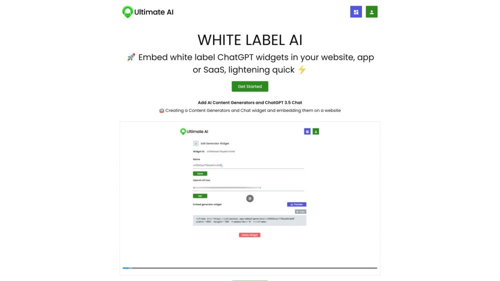 Ultimate AI: Embed White Label AI Tools for Enhanced Experiences