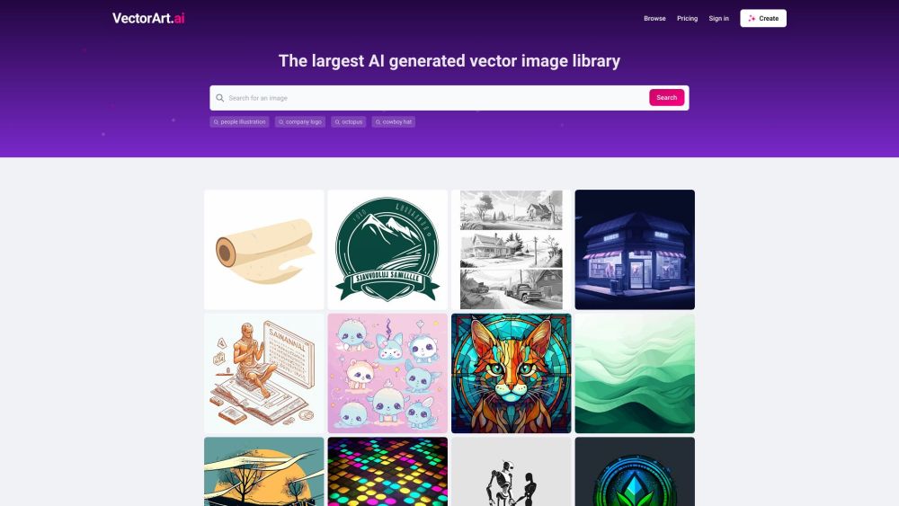 VectorArt.ai: AI-Generated Vector Images for Design, Logos & More