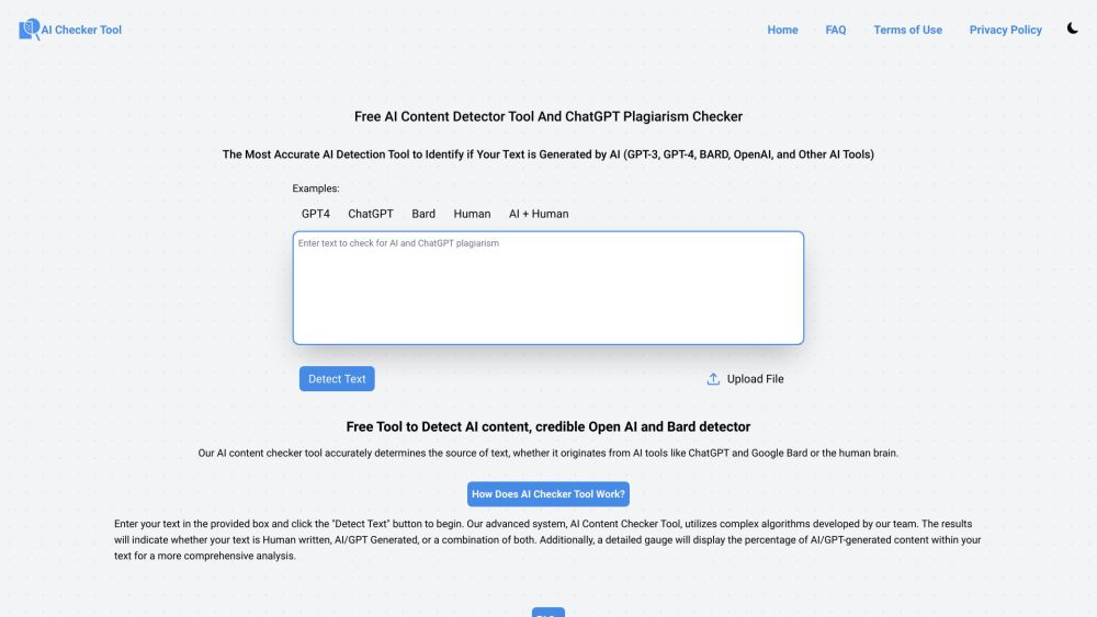 AI Content Detector & ChatGPT Checker: Free, Swift, Accurate Plagiarism Tool