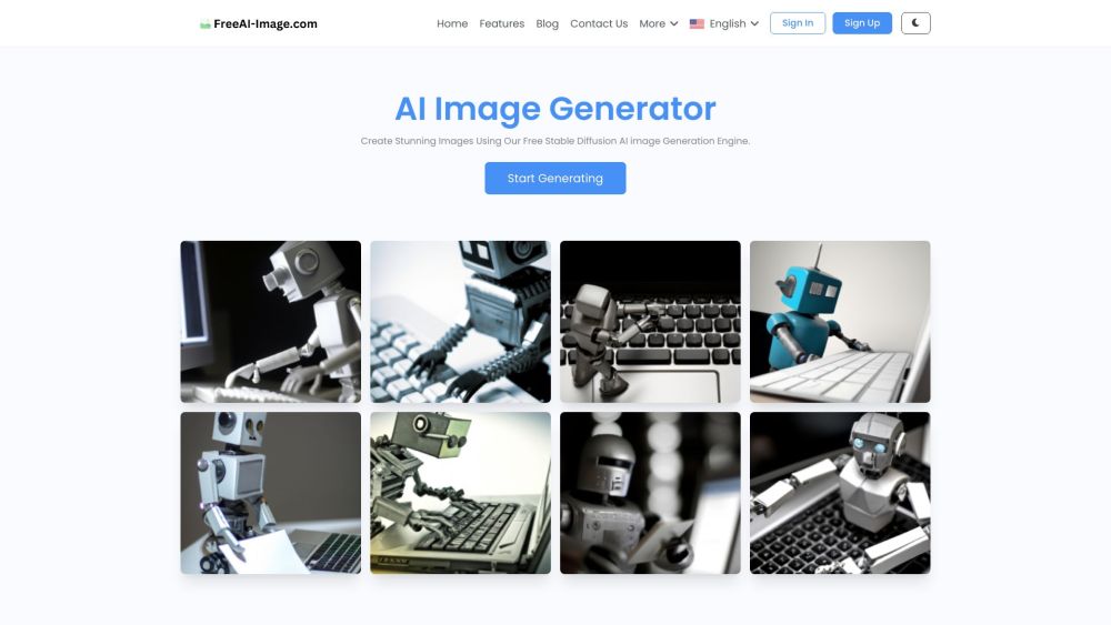 FreeAI-Image.com: AI Image Generator Engine - Free, Stunning Creations