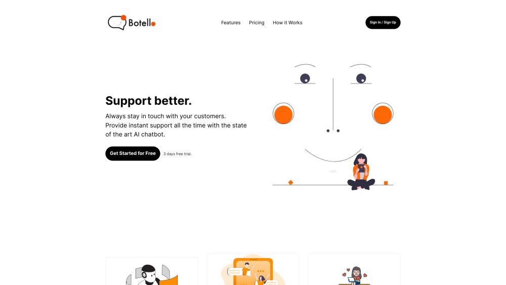 Botello: AI Chatbot for Instant Support & Seamless Web Integration