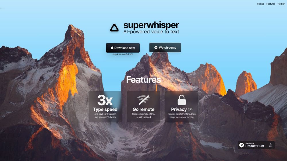 SuperWhisper: AI Voice-to-Text App for macOS - Dictate & Transcribe