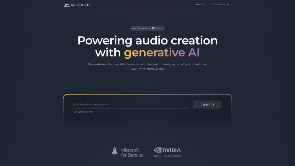 Audiogen: AI-Powered Audio Content Generator with Royalty-Free Use