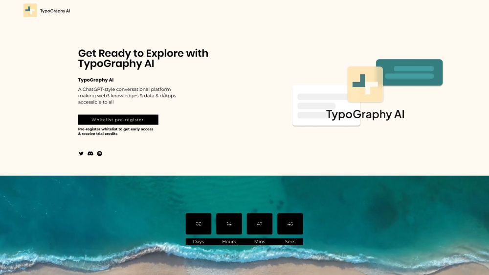 TypoGraphy AI: Conversational Platform for Web3 Knowledge & d/Apps