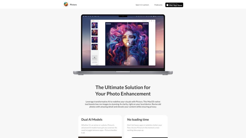 Pictura: AI Enhancer for General Photos & Anime Art on MacOS