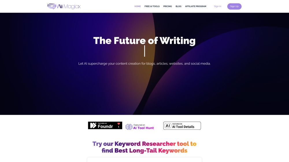 AI Magicx : 69 AI Tools for Rapid, Quality Content Creation