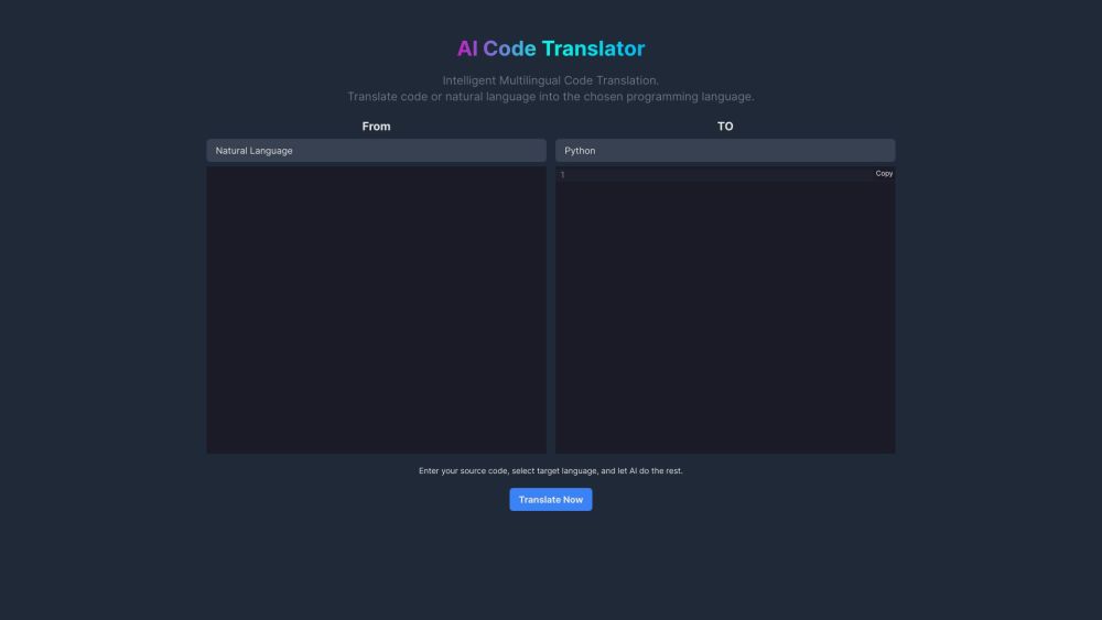 AI Code Translator: Free Multi-Language Code Conversion