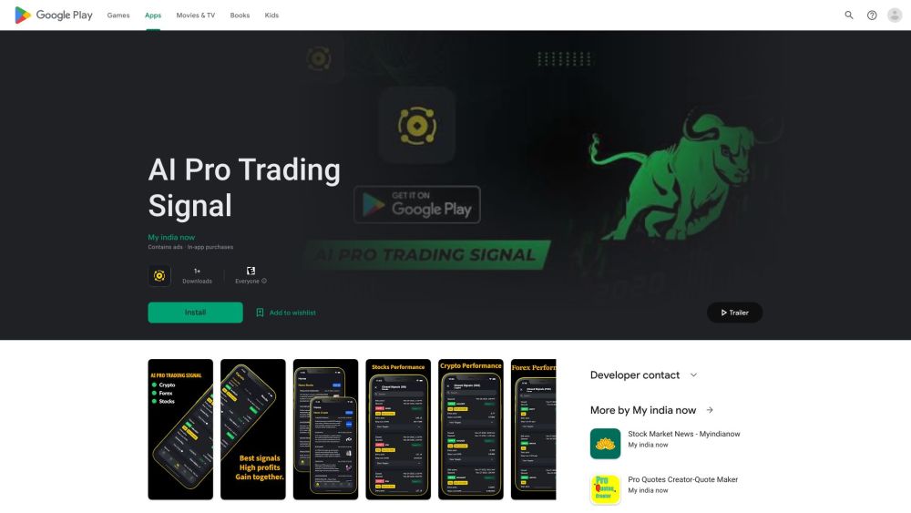 AI Pro Trading Signal App: Forex, Crypto, Stocks AI-Driven Signals