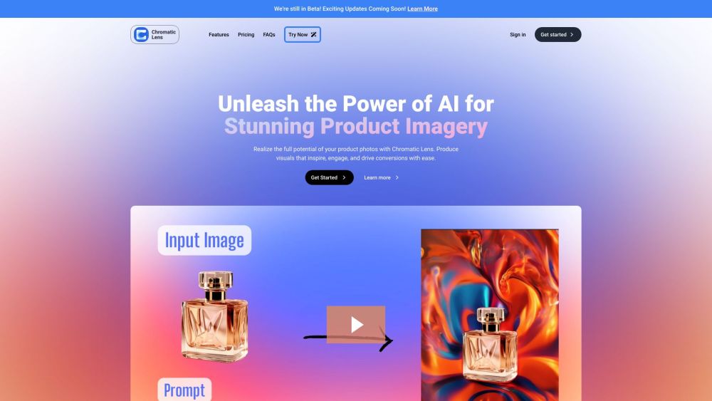 Chromatic Lens: AI-Powered App for Professional Product Images & Sales