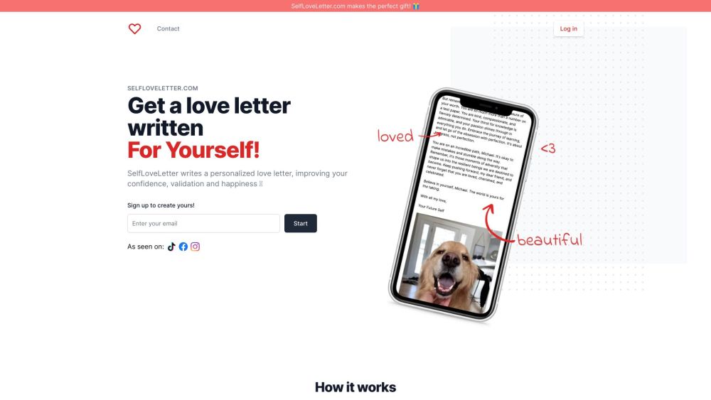 SelfLoveLetter: Personalized Confidence-Boosting Love Letters for You