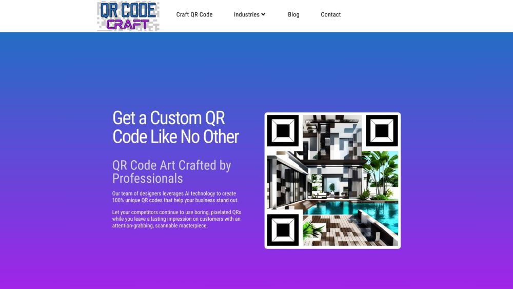 QR Code Craft: AI-Designed Unique & Visually Appealing QR Codes