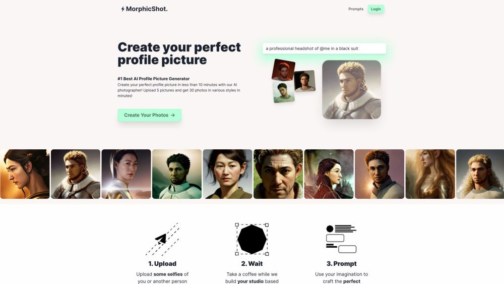 MorphicShot: AI-Driven 4K Profile Picture Generator in 30 Minutes