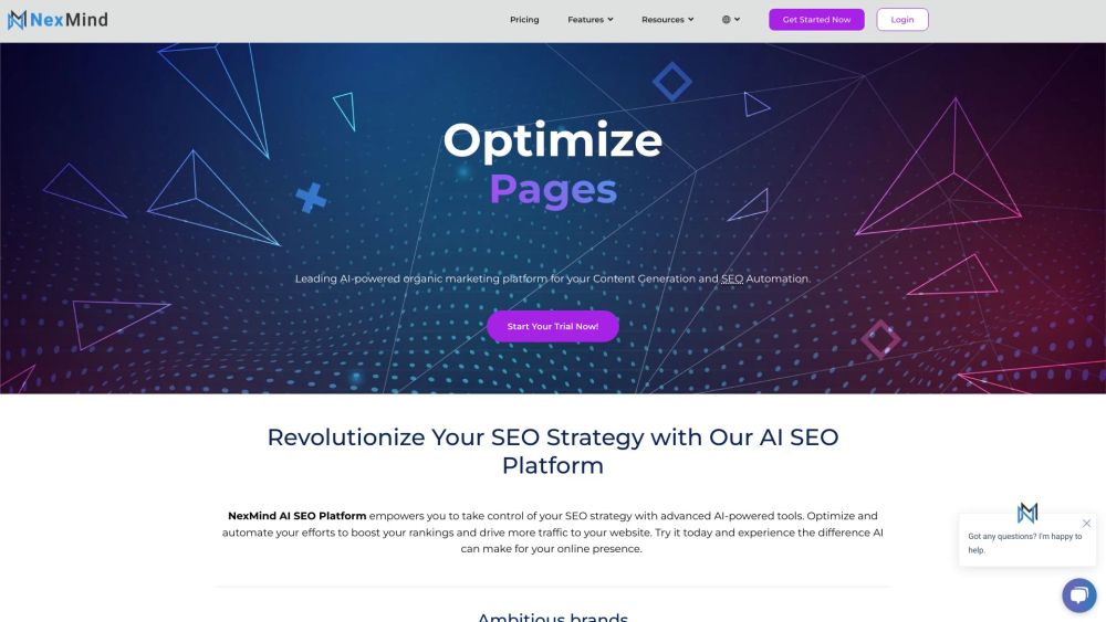 NexMind: Advanced AI SEO Tools and AI Content Writer