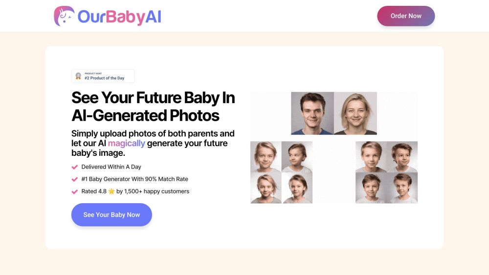 OurBabyAI: AI-Powered Future Baby Image Generator - Upload Photos