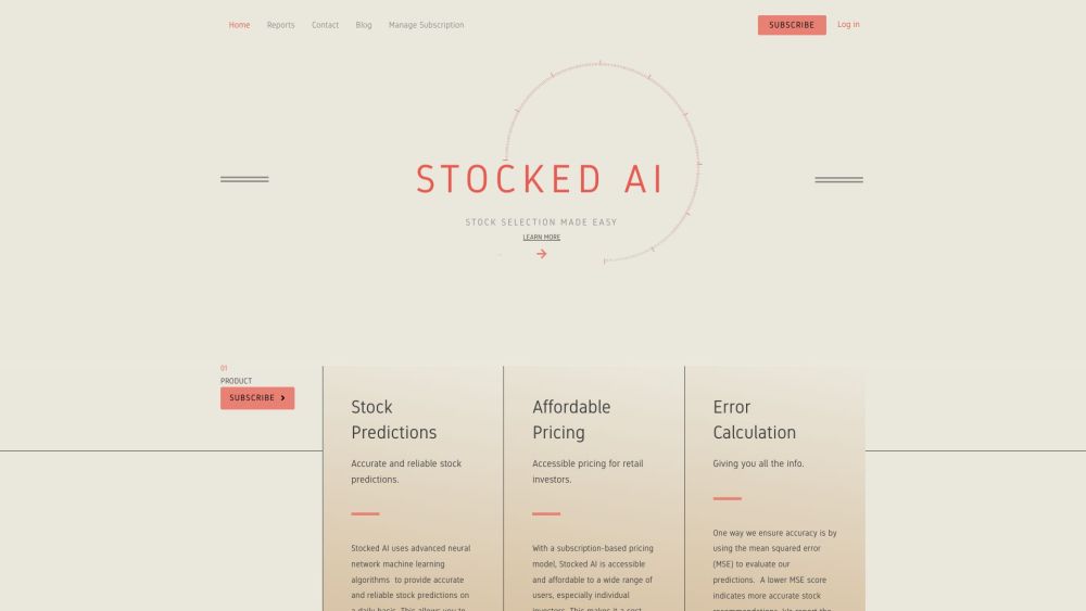 Stocked AI: Affordable Machine Learning for Accurate Stock Predictions