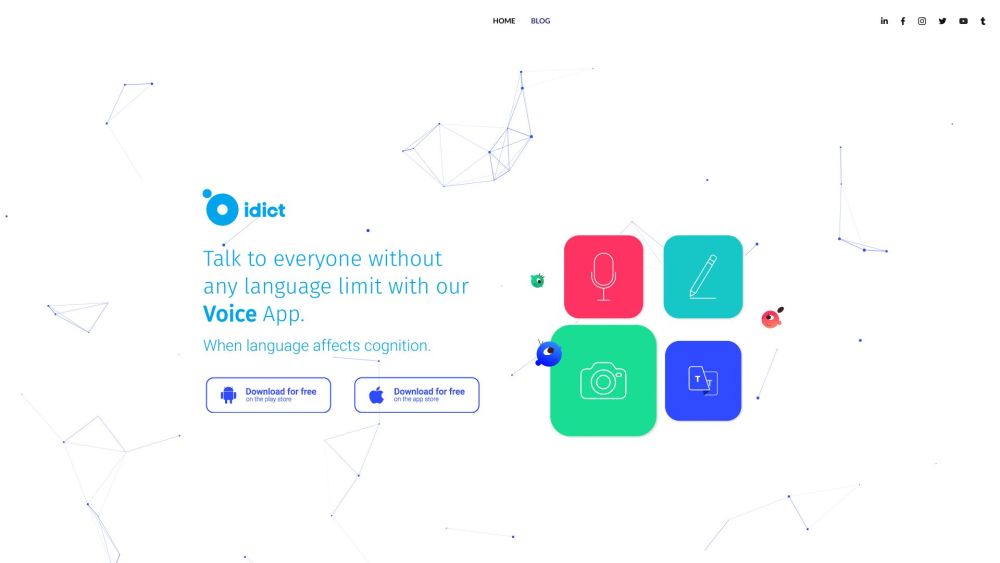 idict App: ML Voice Cloning for Multilingual Translation