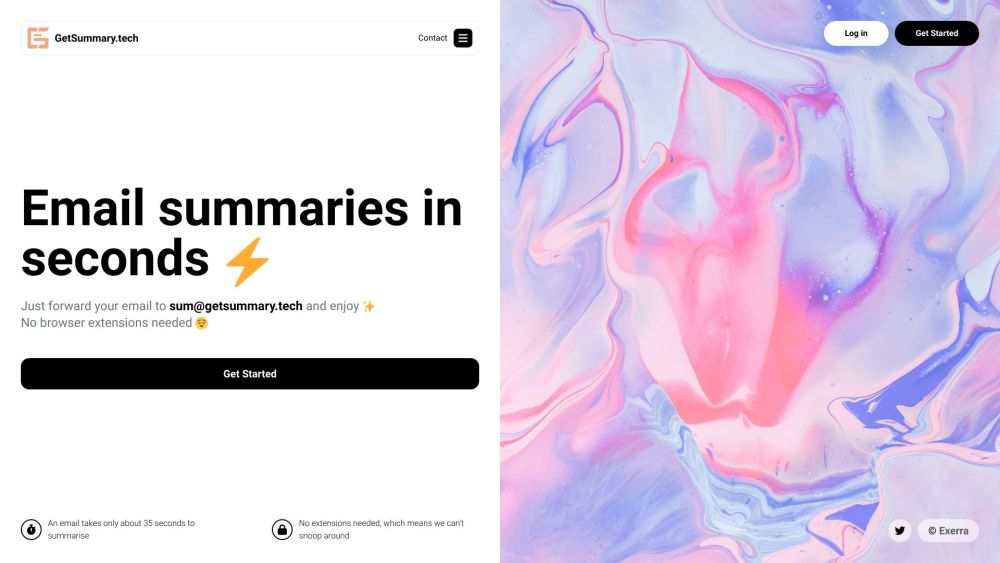 GetSummary.tech: Quick Email Summaries Without Extensions in Seconds