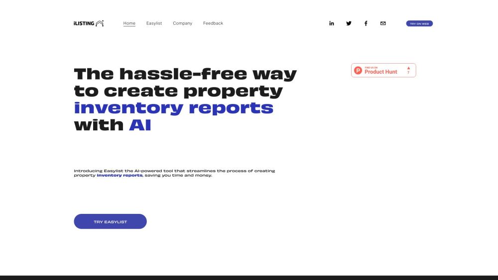 iListing AI: Automated Inspections, Easy Reports, Custom Plans for UK Property