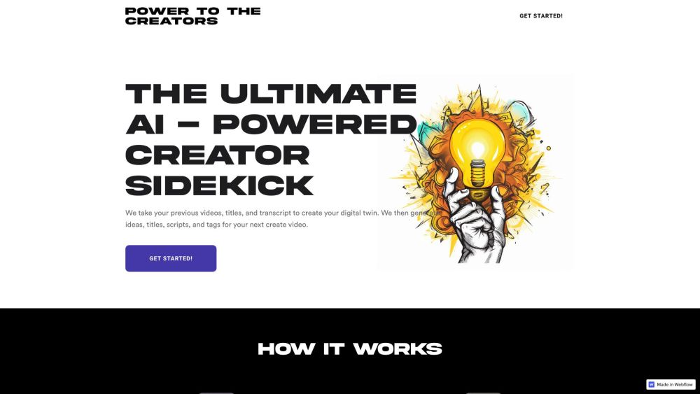 Power to the Creator: AI-Powered Platform for Ideas, Scripts, Tags