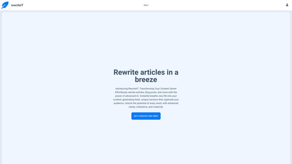 rewriteIT: AI Tool for Engaging, Fresh, and Creative Content Rewriting