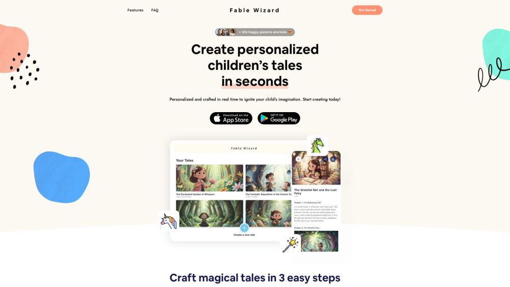 Fable Wizard: Personalized Tales Generator for Unique Kids' Fables
