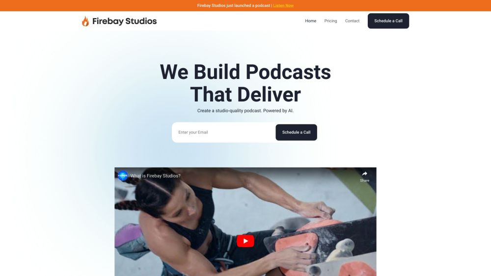 Firebay Studios: AI Audio, Podcast Production, Promotion & Voice Generator