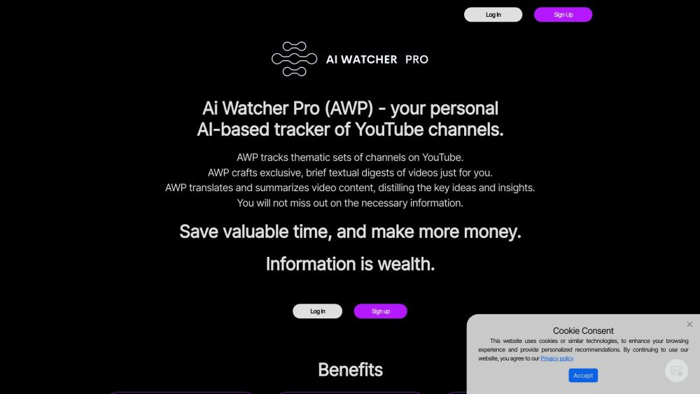 AI Watcher Pro: Track Channels, Summarize Videos, Create Digests