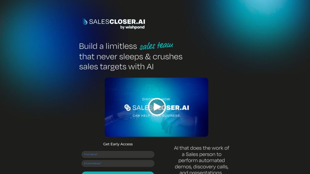 SalesCloser.AI: AI Tool for Automated Demos, Calls & Presentations