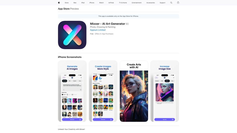 Mixxer: AI Photo Generator with Intuitive Controls and Stunning Styles