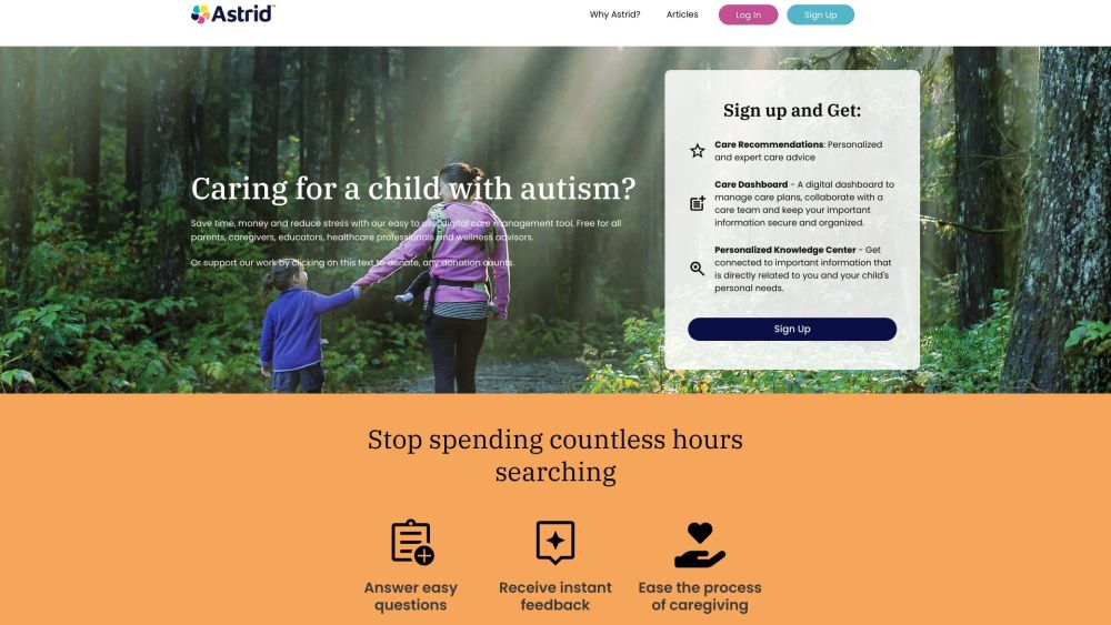 Astrid: AI-Assisted Autism Care, Efficient Care Management