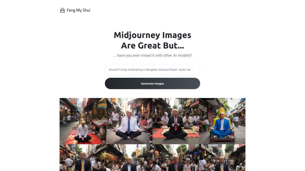 Feng My Shui: AI Images via Midjourney, Stable Diffusion