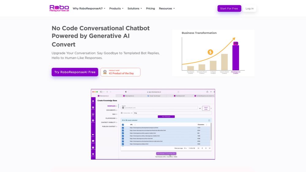 RoboResponse.ai: AI Chatbot Creator for Enhanced Customer Engagement