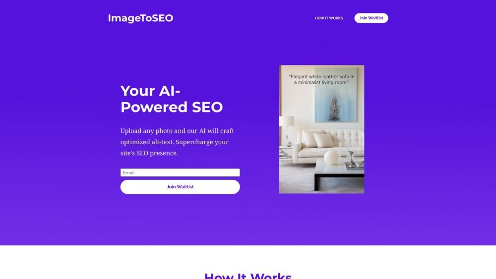 ImageToSEO: AI Tool for Optimized Alt-Text and Improved SEO