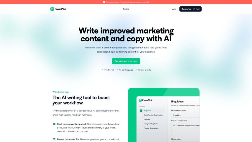 ProsePilot: AI Content & Copy Tool for Targeted Results