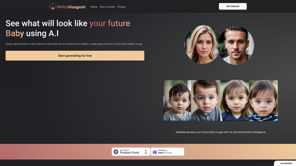 BabyVisageAI: AI Baby Generator Using Parents' Photos for Future Preview