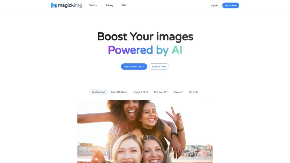 Magickimg: AI Photo Editing, Restoration, Upscaling & More Features