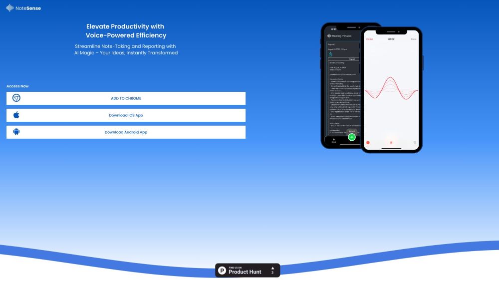 NoteSense: Voice-Powered Accuracy & AI-Driven Reports Tool