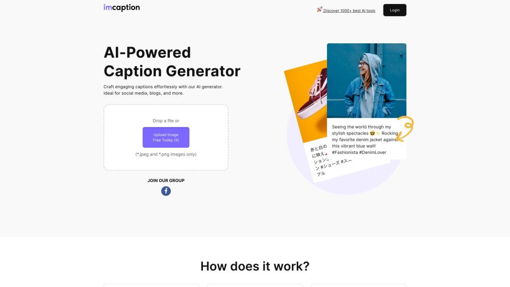 Imcaption: Effortless AI Caption Tool for Social & Blogs