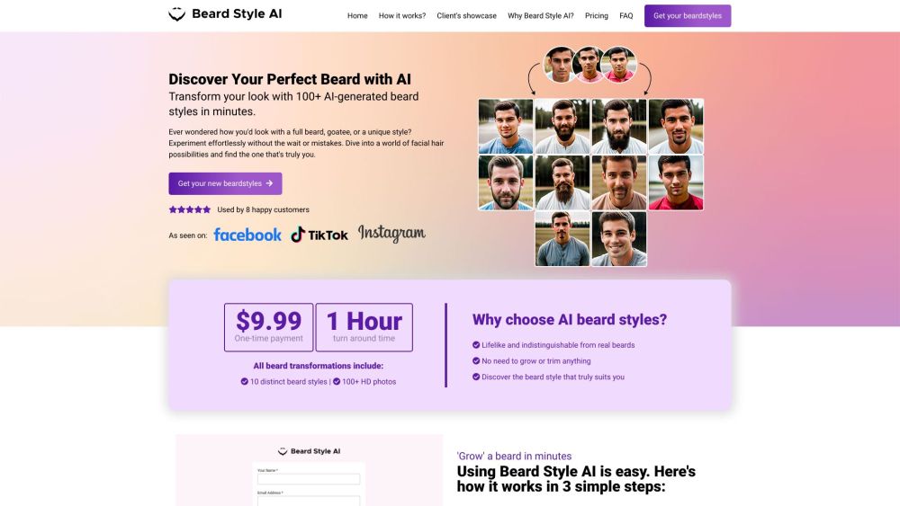 Beard Style AI: Instant, Hyper-Realistic Beard Styles For Fun or Change