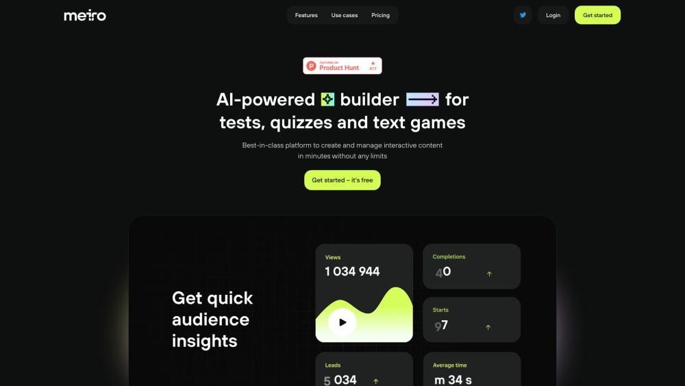 Meiro: Create Interactive Tests, Quizzes & Text Games Quickly & Easily