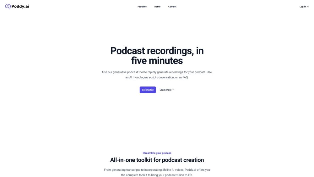 Poddy.ai: AI Tool for Free, Quick Podcast Recordings and Scripts