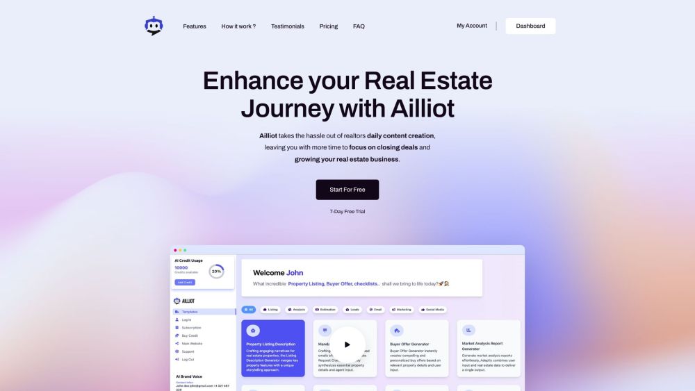 Ailliot Real Estate AI: Automating Listings, Boosting Productivity