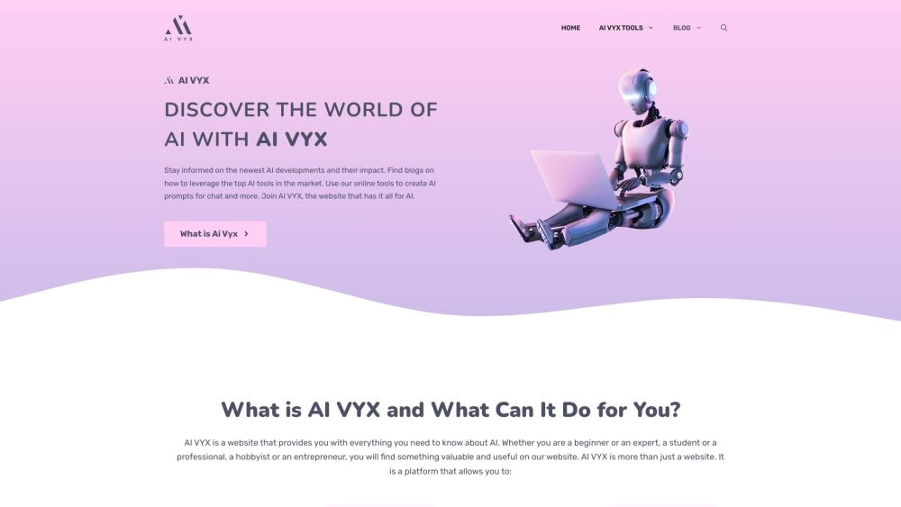 AI VYX: Your Guide to AI Knowledge & Tools for All Users