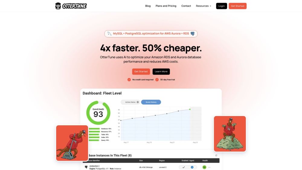 OtterTune: AI Optimizes MySQL & PostgreSQL for 4x Performance, 50% Cost