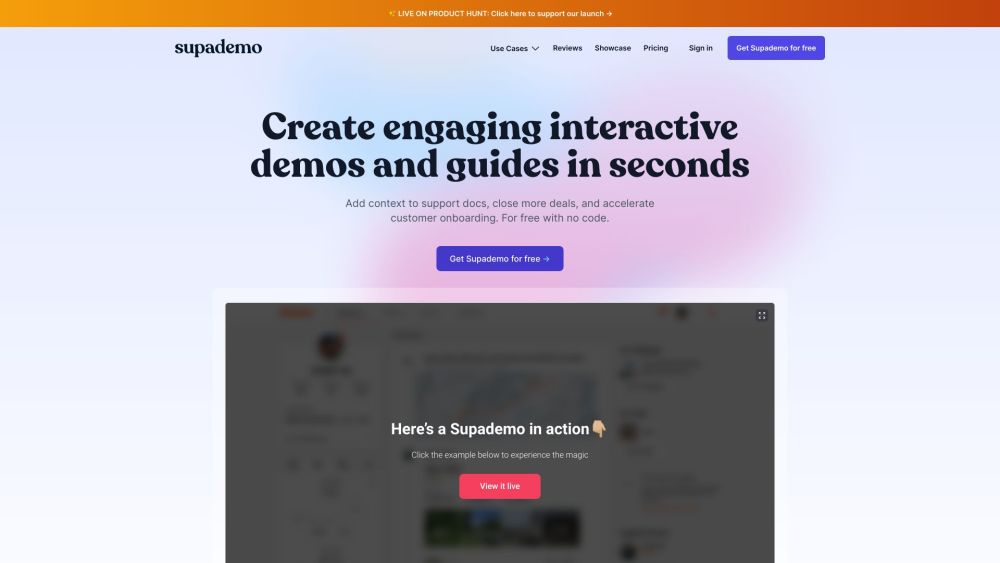 Supademo: AI-Powered Interactive Demos for Effective Team Communication