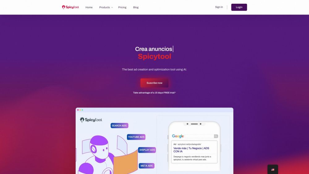 Spicytool: AI-Driven Google Ads Creation & Streamlining