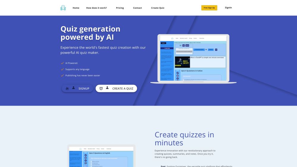 QuizMixer: AI Learning, Quiz Creation, Insightful Analytics Tool