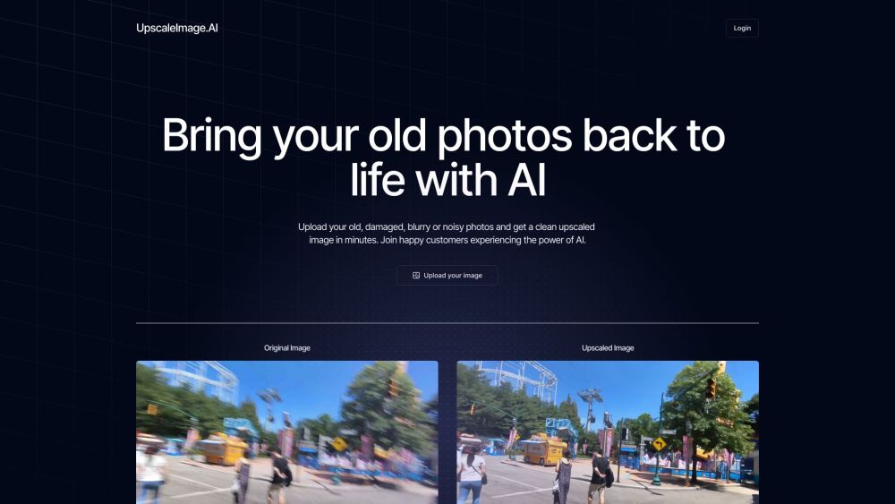 UpscaleImage.AI: Enhance, Restore Photos, Fix Blurriness & Aging